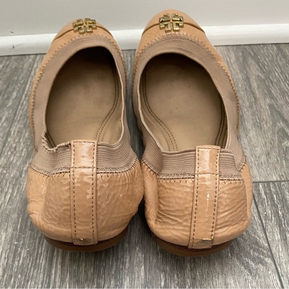 Tory Burch Ballet Flats Gold Tone Hardware Size 6.5 - Picture 4 of 10